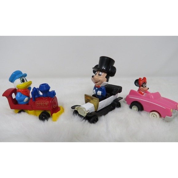 Tomy Other - Vintage Walt Disney Production TOMY Toys Donald Duck in a Train Mickey W/ Minnie